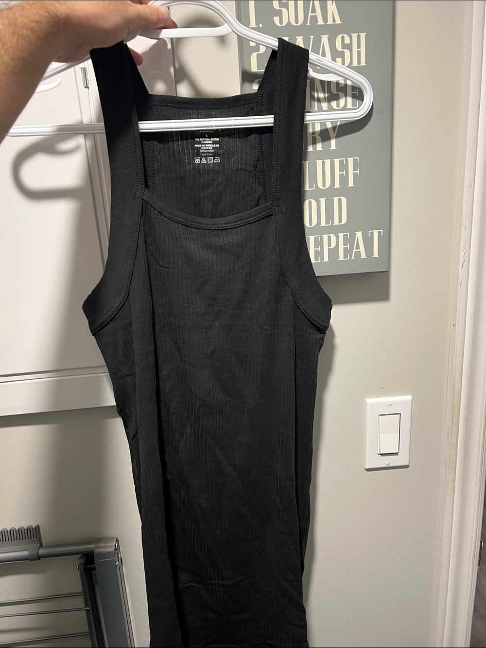 2xist Black Ribbed Tank Top 2 pack